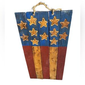 Rustic Wooden Star Wall Decor